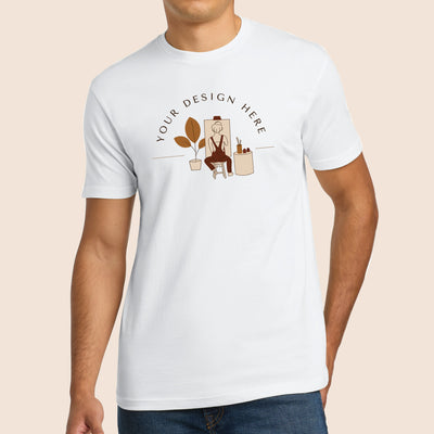 Next Level Apparel White Cotton T-shirt 3600