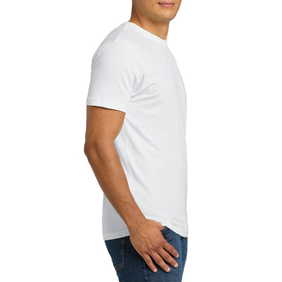 Next Level Apparel White Cotton T-shirt 3600