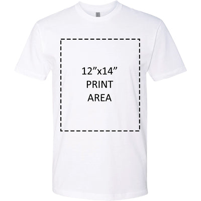 Next Level Apparel White Cotton T-shirt 3600