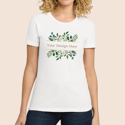 Next Level Apparel Women's White Cotton T-Shirt 3900