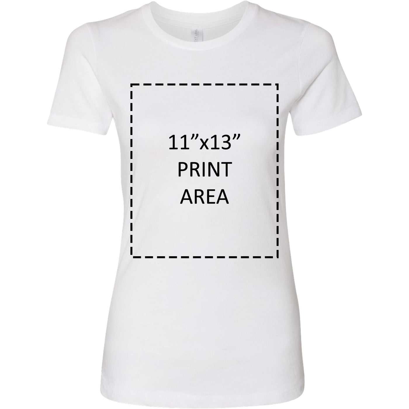 Next Level Apparel Women's White Cotton T-Shirt 3900