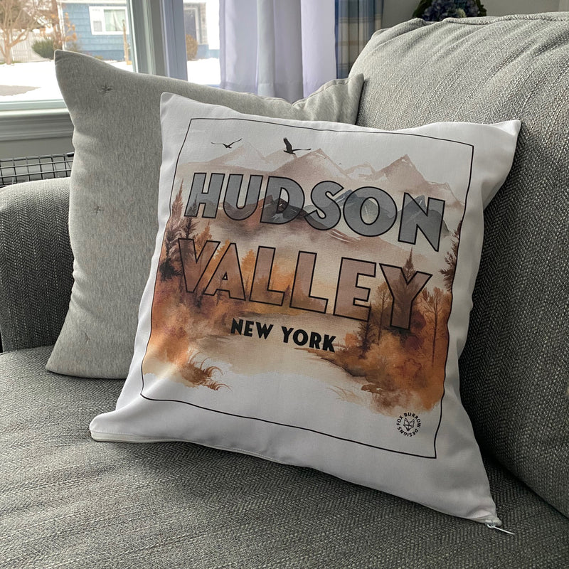 White Cotton Canvas Pillow Cover 18"x18"-zoom-
