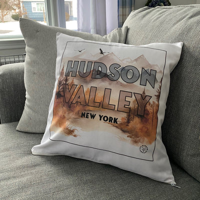 White Cotton Canvas Pillow Cover 18"x18"