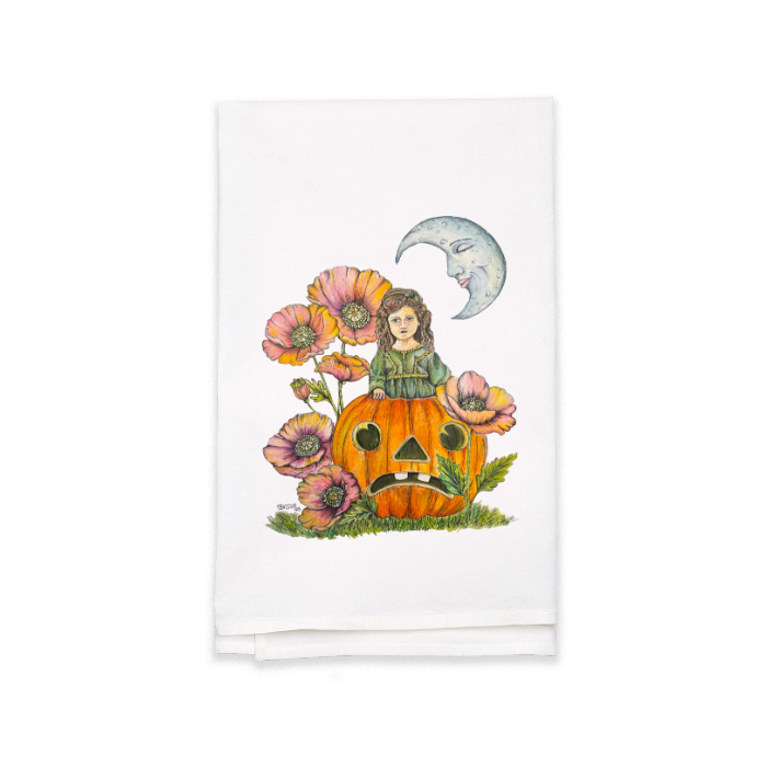 White Flour Sack Tea Towel 27"x27"-1