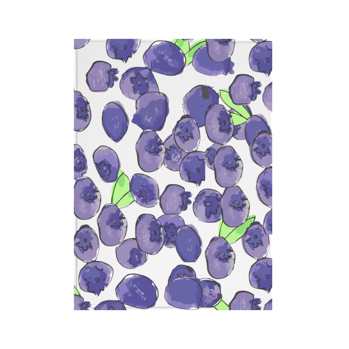 White Tea Towel 15"x20" with Full Coverage Print-1
