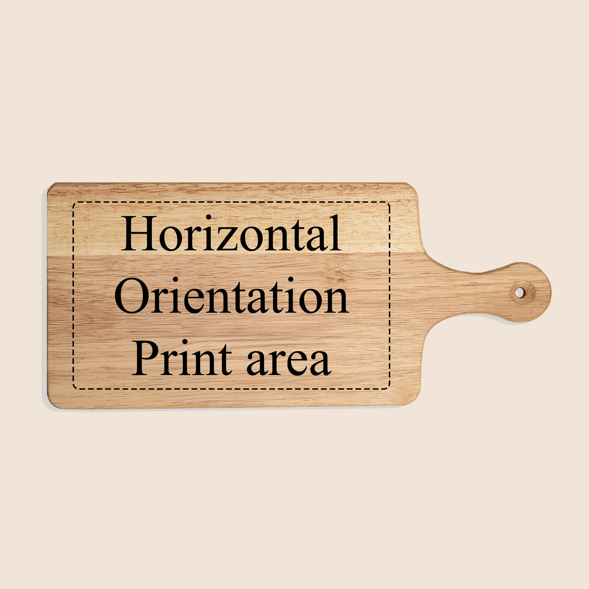 Horizontal Orientation Custom Full Color Printed Wooden Cutting Board Canvastry Wholesale Print On Demand