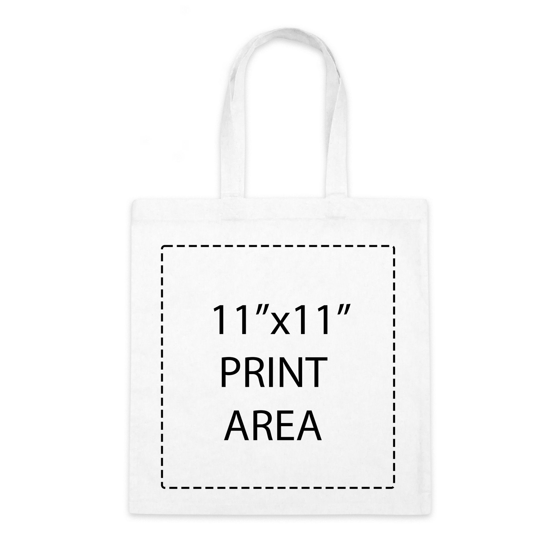 Simple White Cotton Canvas Tote Bag-3