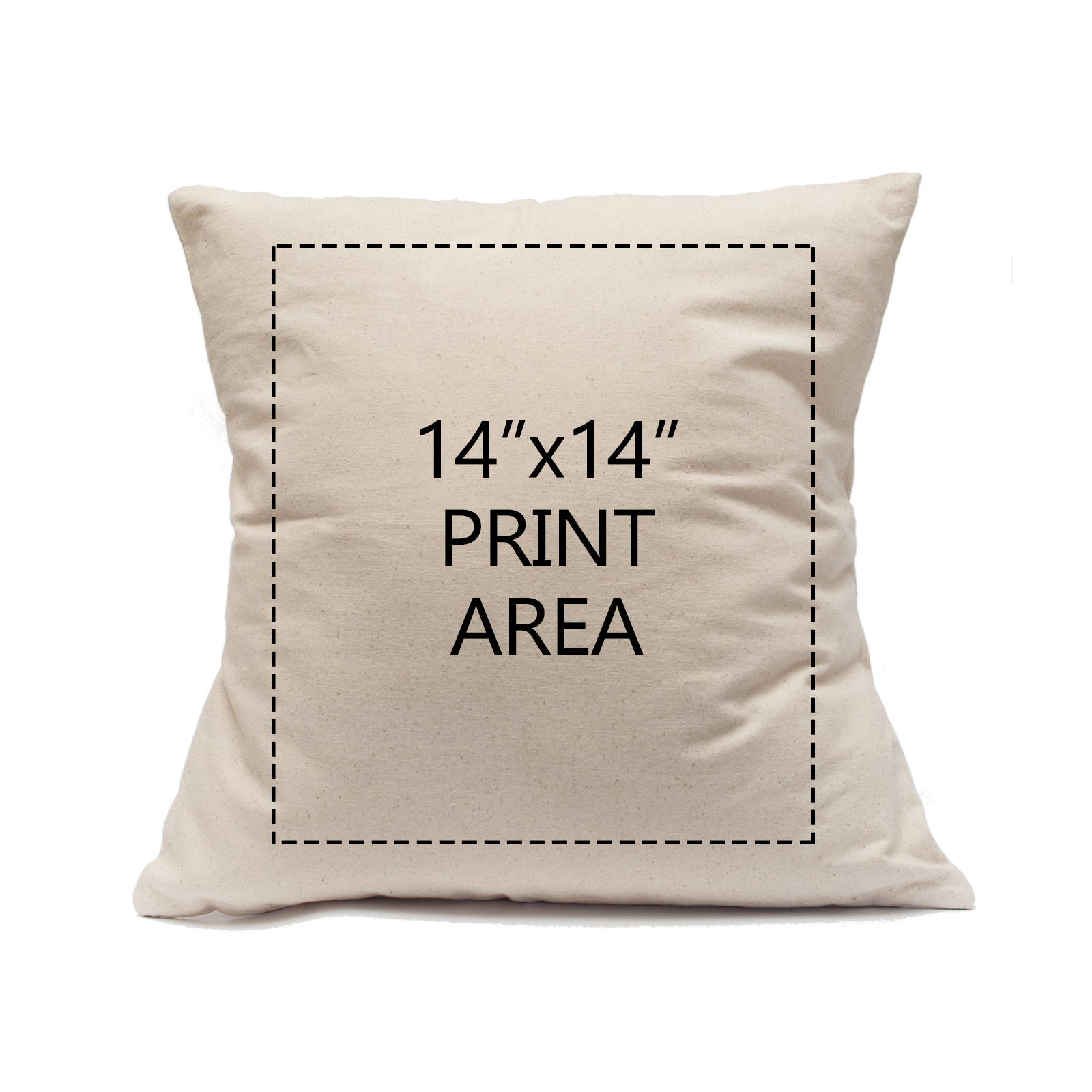 Natural Cotton Canvas Pillow Cover 18"x18"-zoom-3