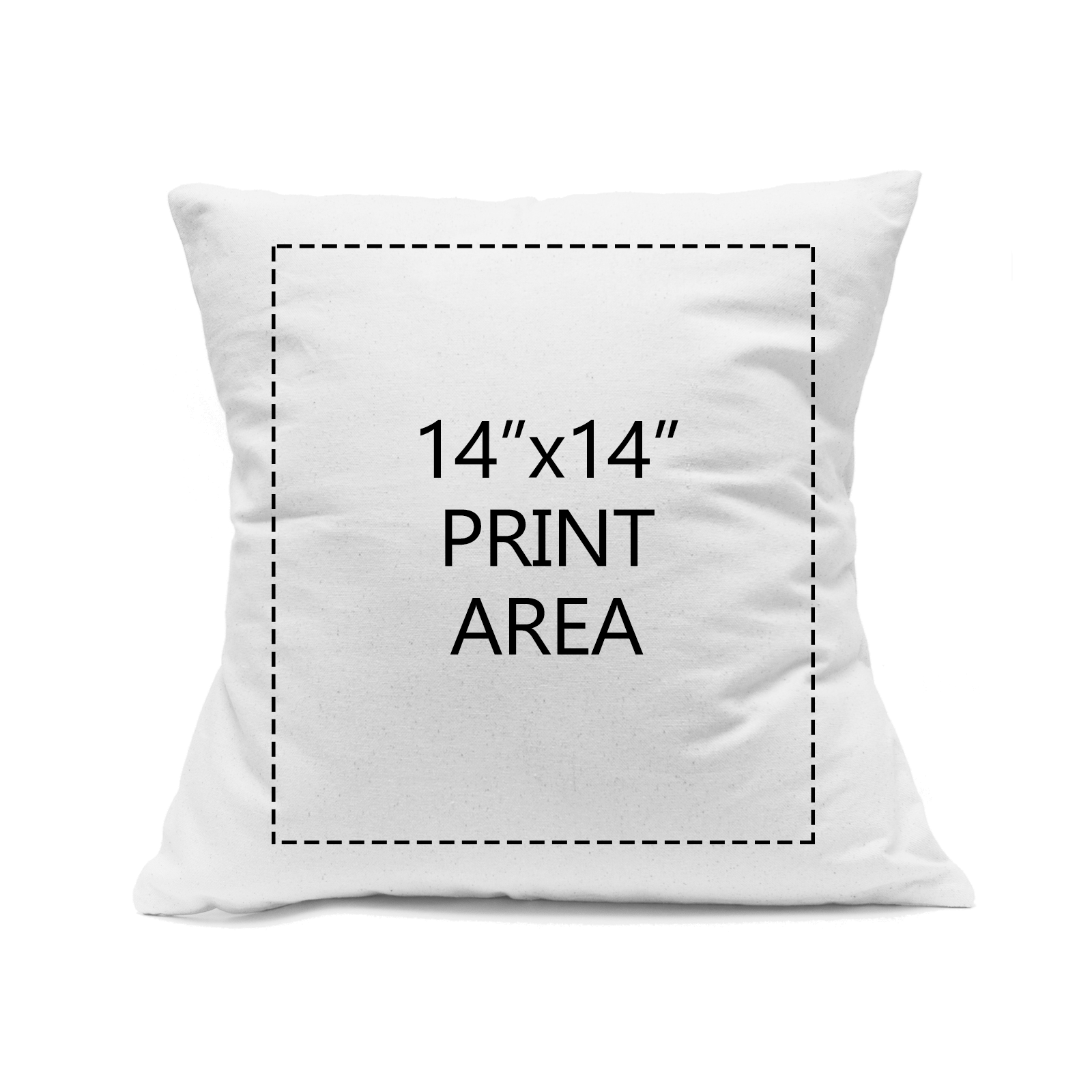 White Cotton Canvas Pillow Cover 18"x18"-3