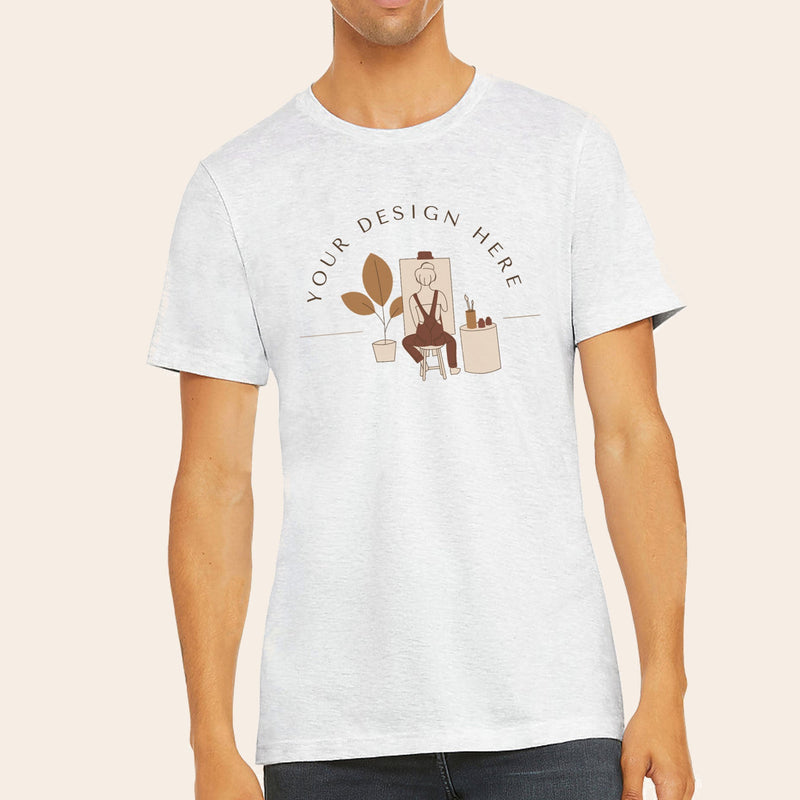 Bella + Canvas Unisex Ash T-Shirt-zoom-