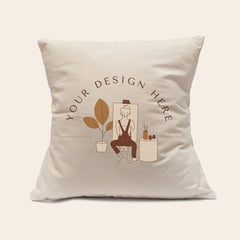 Natural Cotton Canvas Pillow Cover