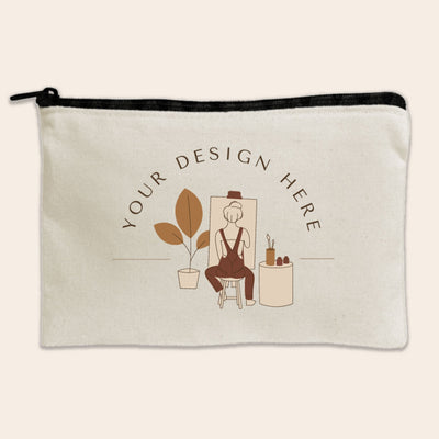 Travel Canvas Zipper Pouch