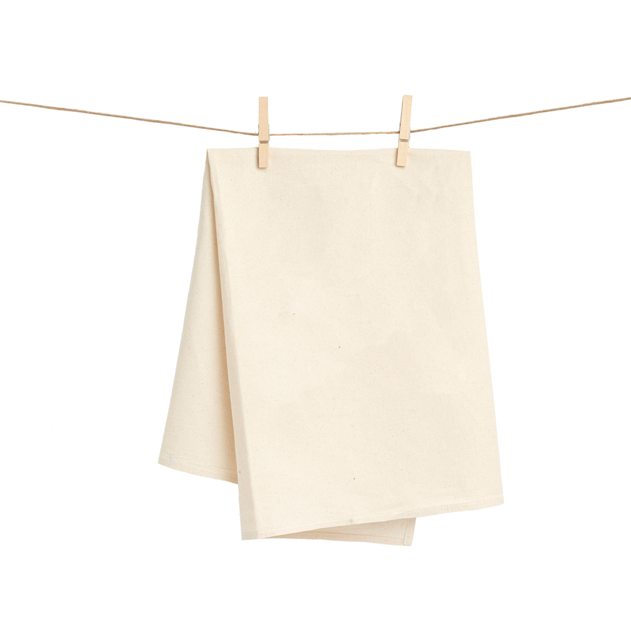 Natural Flour Sack Tea Towel 27"x27"-zoom-4