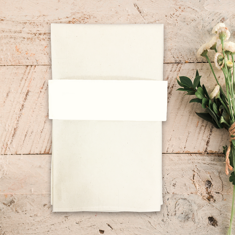 Custom Printed White Paper Band for Towels-zoom-