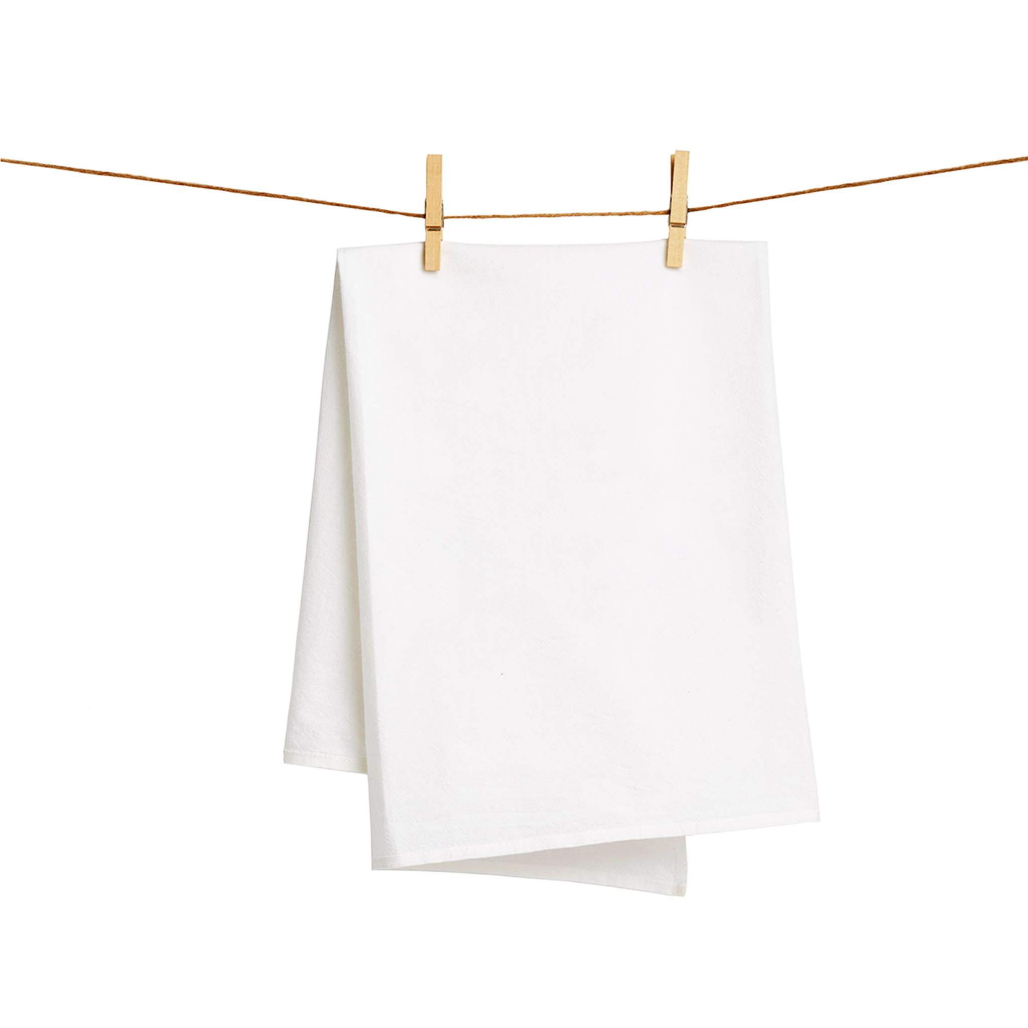 White Flour Sack Tea Towel 27"x27"-zoom-4
