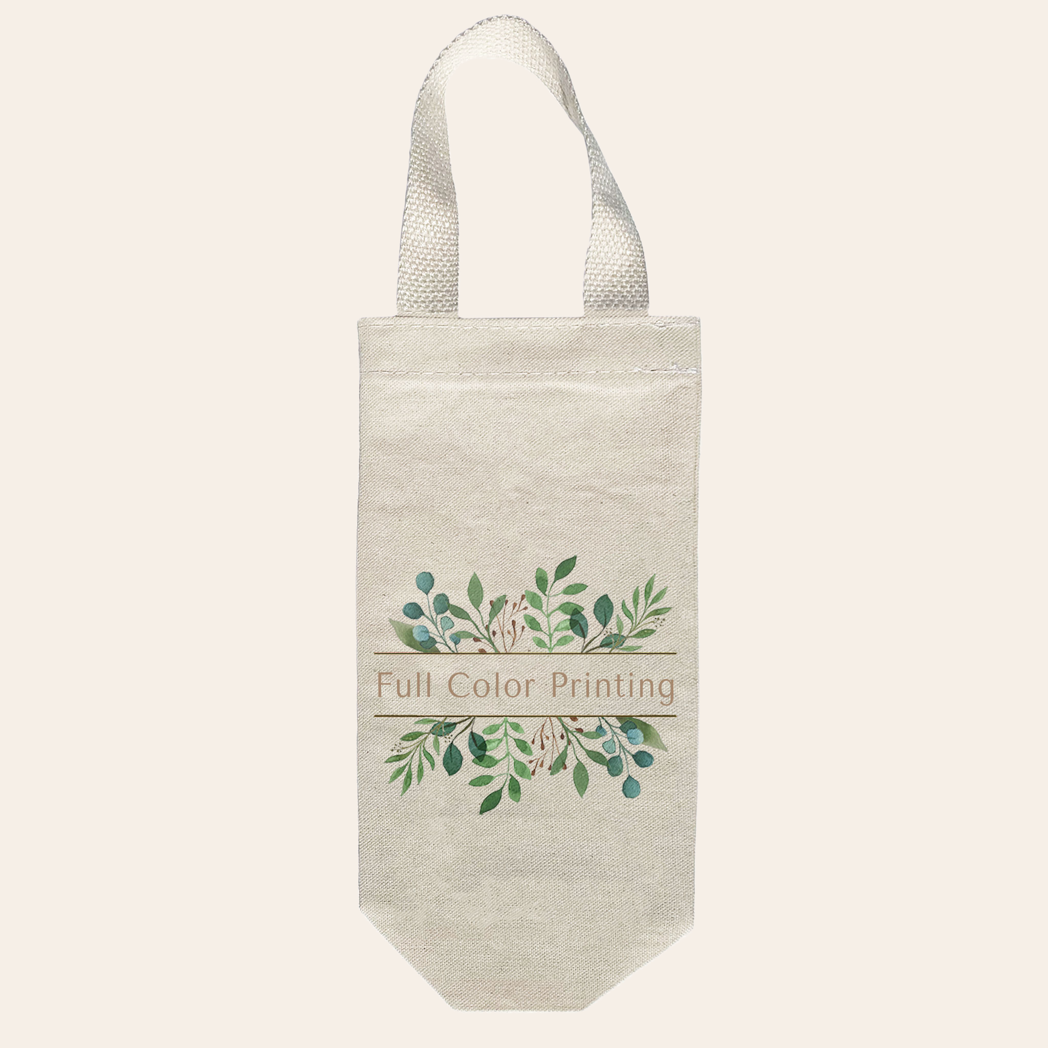 Cotton Canvas Wine Tote