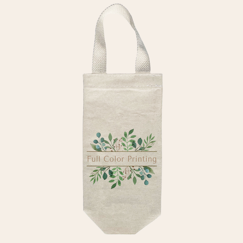 Cotton Canvas Wine Tote-zoom-