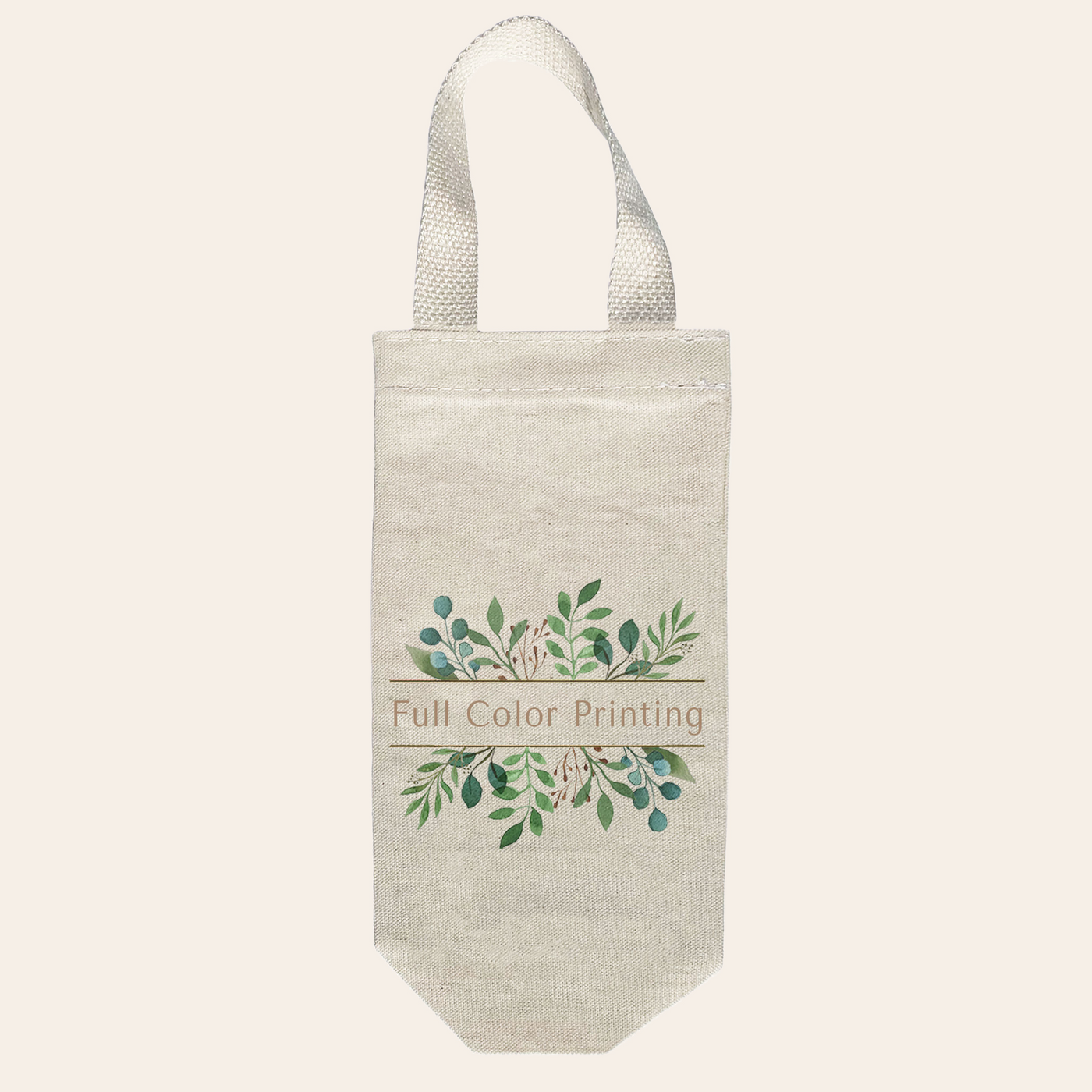 Cotton Canvas Wine Tote