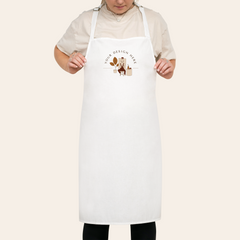 White Flour Sack Apron