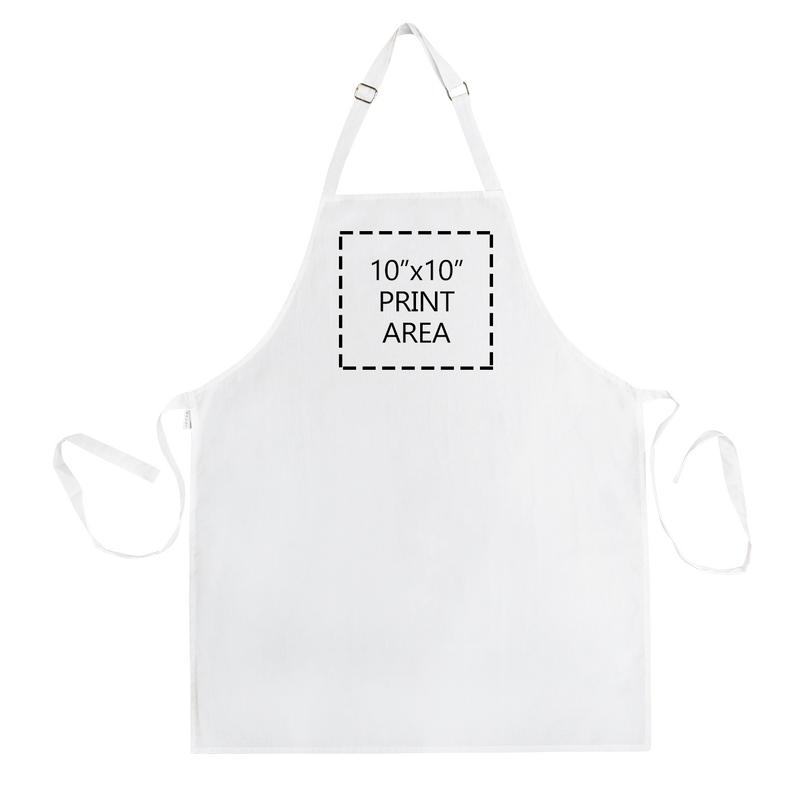 White Flour Sack Apron-zoom-