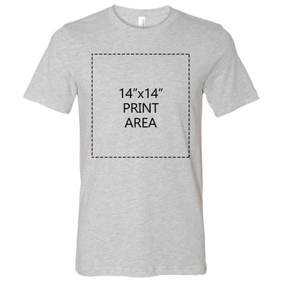 Bella + Canvas Unisex Heather Gray T-Shirt