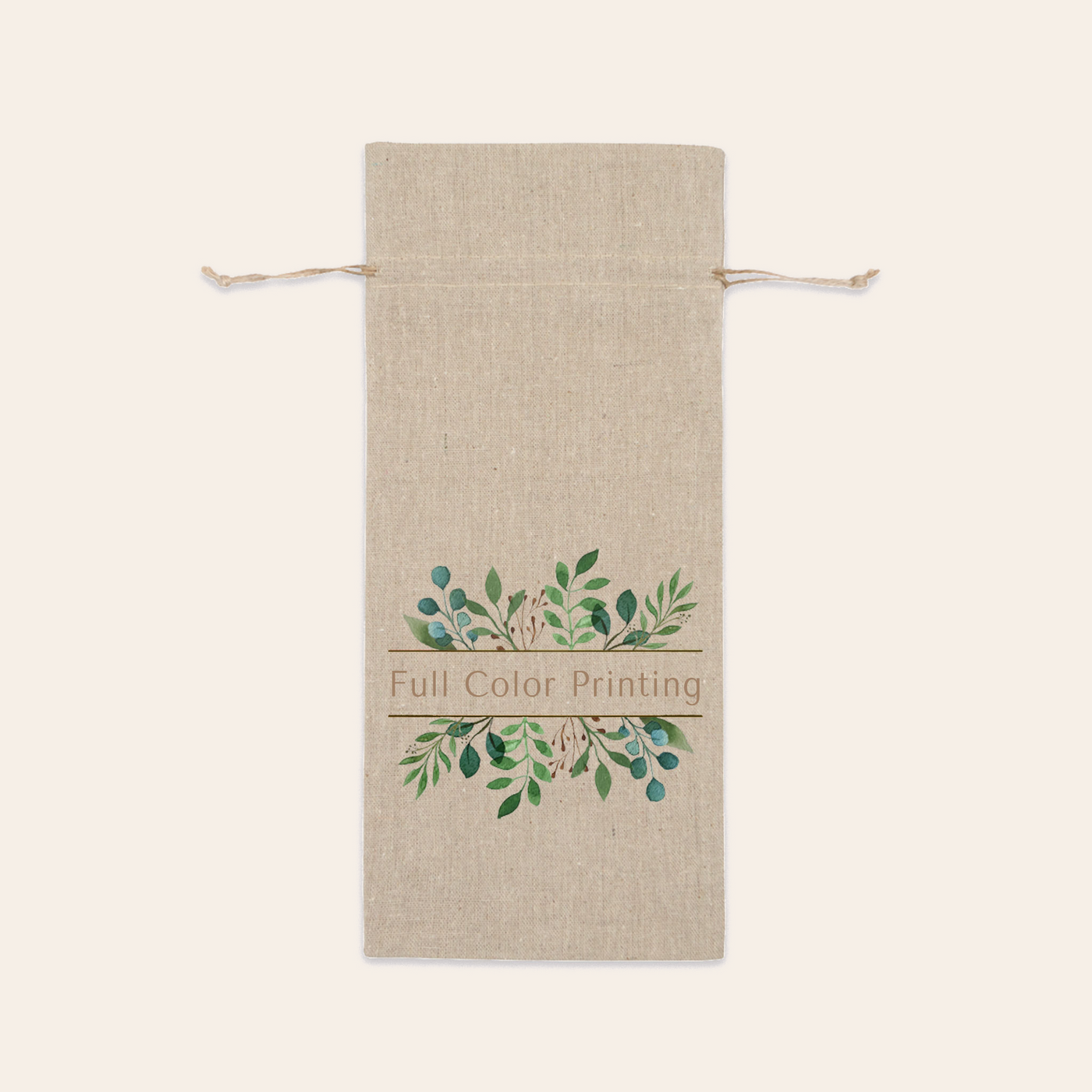 Linen Wine Bag 