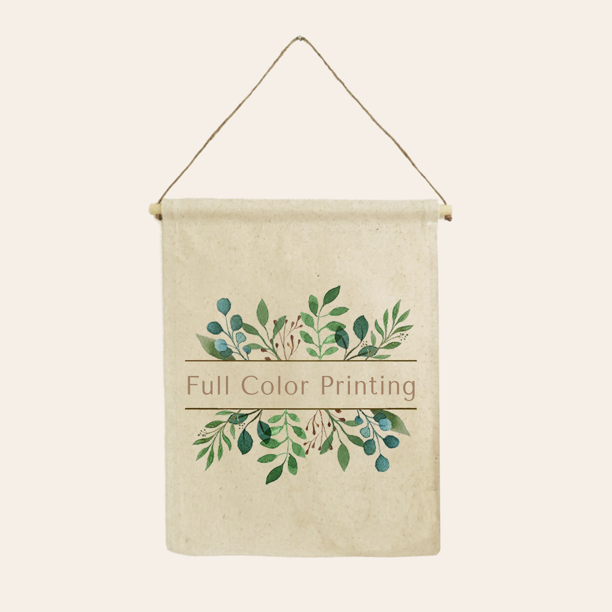 Natural Cotton Canvas Flag Banner