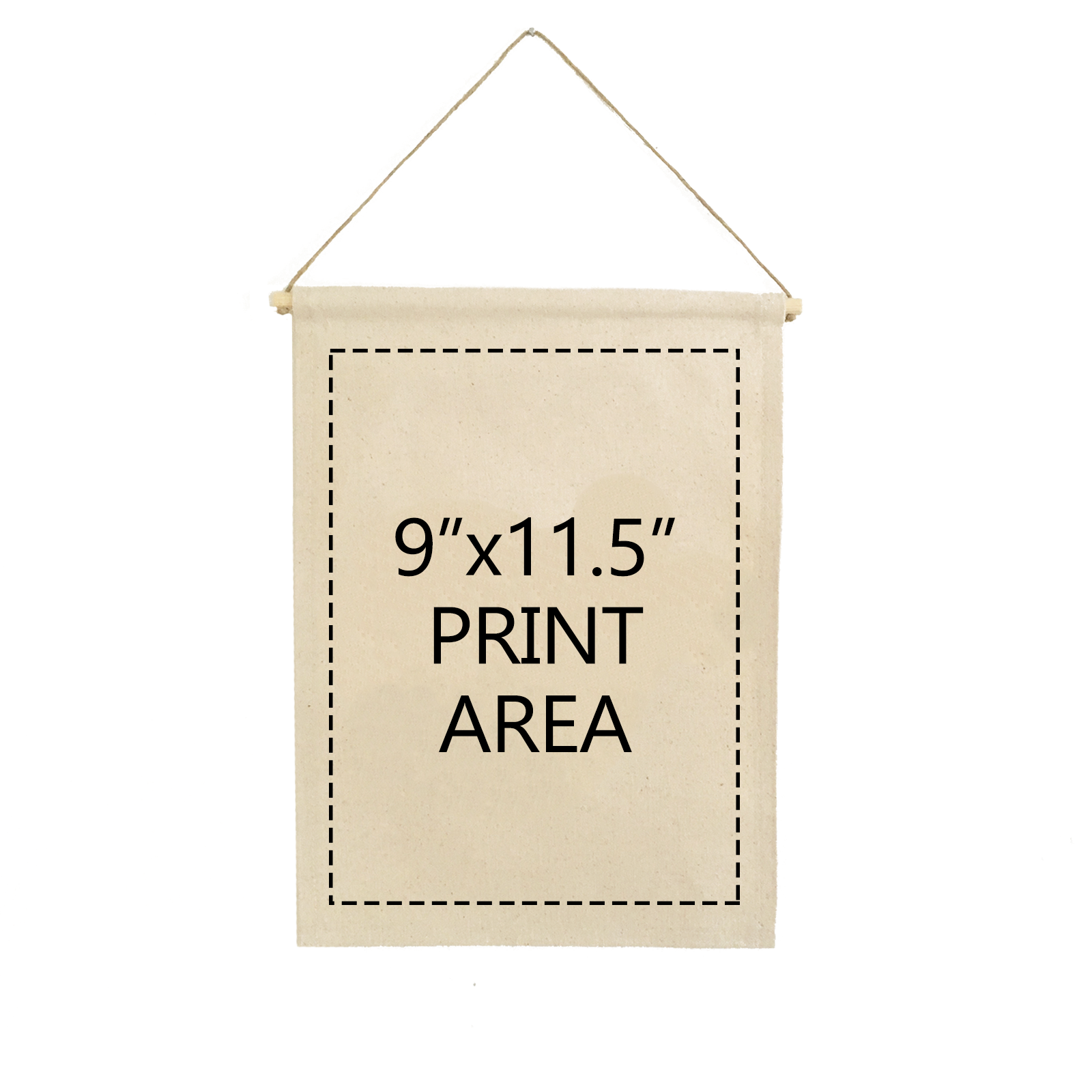 Natural Cotton Canvas Flag Banner-zoom-3