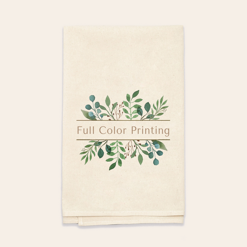 Natural Flour Sack Tea Towel 27"x27"-zoom-