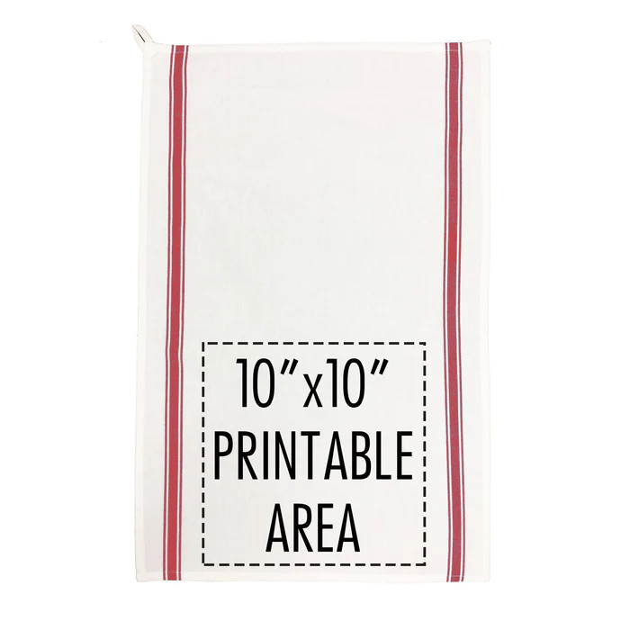 Red Striped Kitchen Towel-3