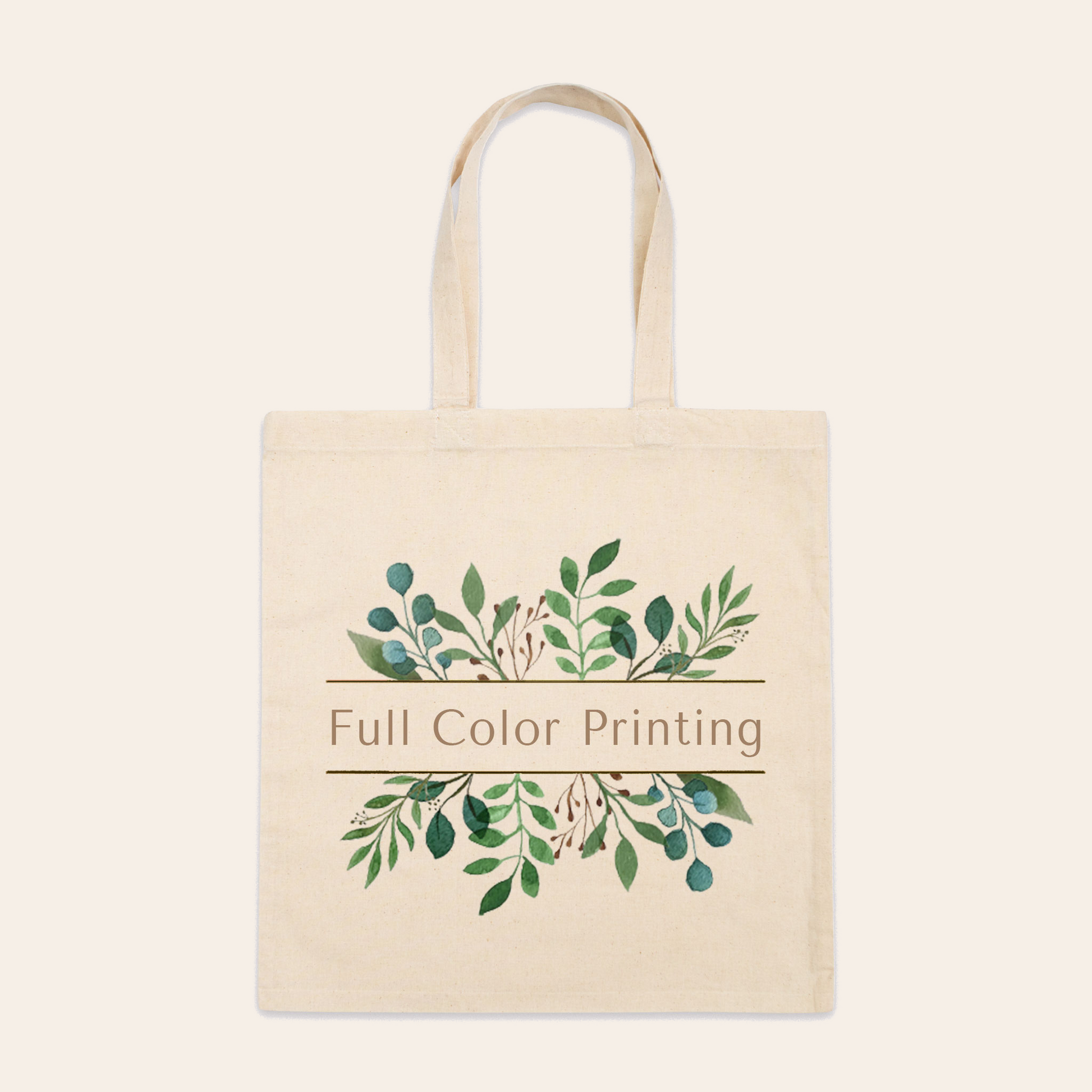 Simple Cotton Canvas Tote Bag