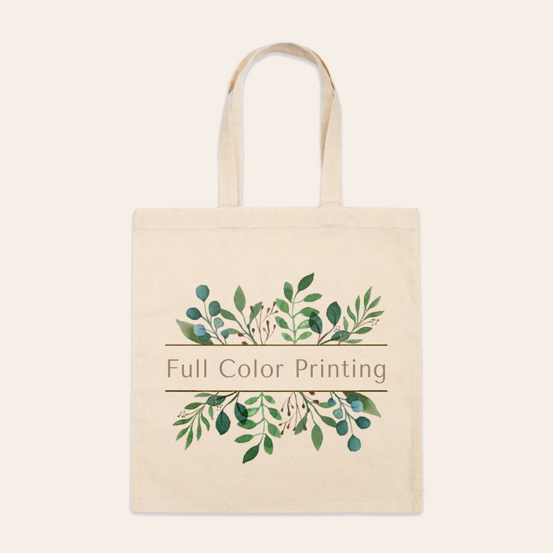 Simple Cotton Canvas Tote Bag-zoom-