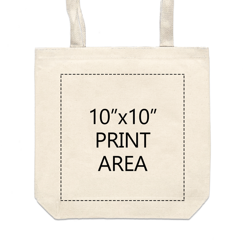 Square Cotton Canvas Tote Bag-zoom-