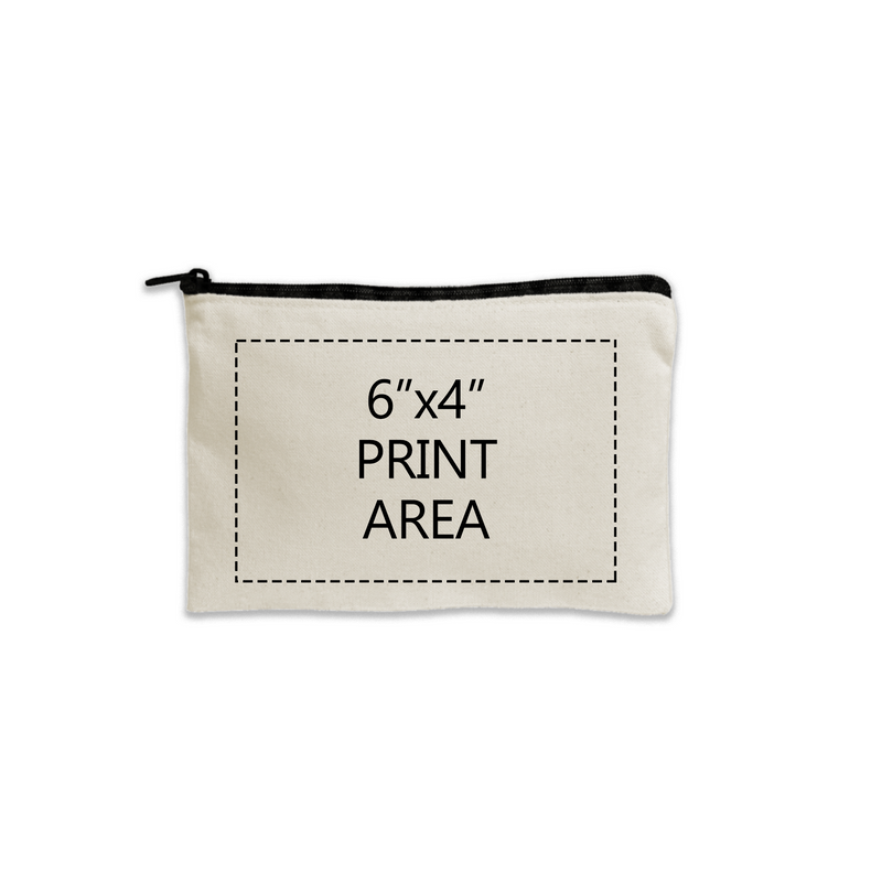 Supply Canvas Zipper Pouch 5"x 7"-zoom-
