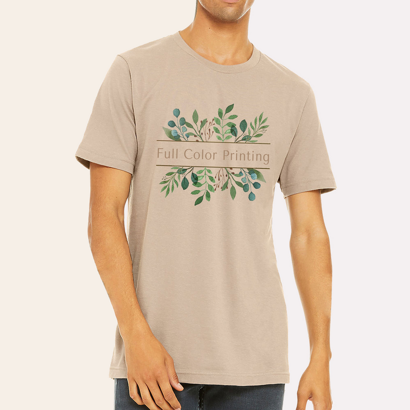 Bella + Canvas Unisex Tan T-Shirt-zoom-