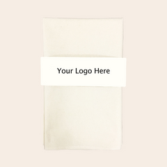 Custom Printed White Paper Band for Towels