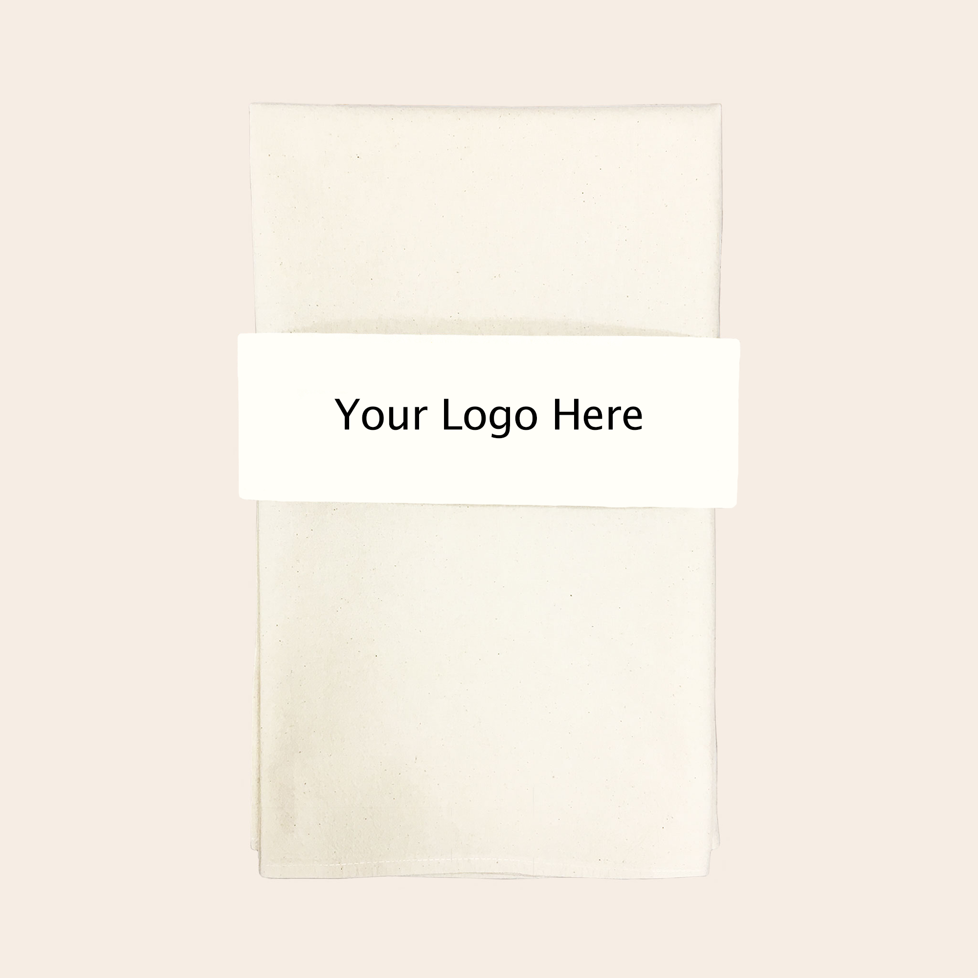 Custom Printed White Paper Band for Towels